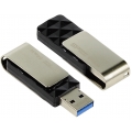 USB 3.0 64GB  Silicon Power  B30 Blaze черная поворотная